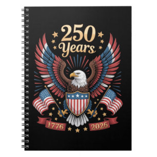 Cuaderno 250 años aniversario americano