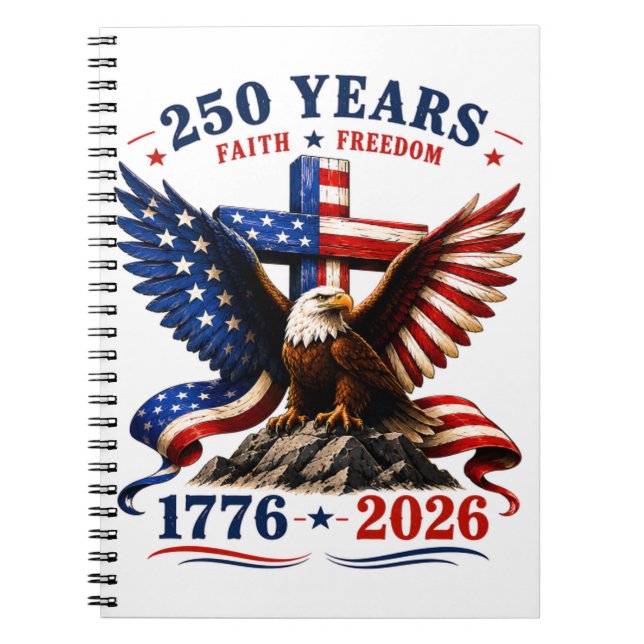 Cuaderno 250 años de fe y libertad (Frente)