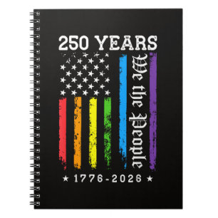 Cuaderno 250 años de la Bandera LGBT de orgullo del 250 ani