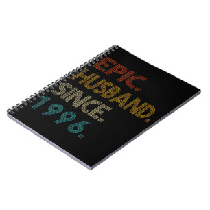 Cuaderno 25 Aniversario Boda Regístrele Esposo épico