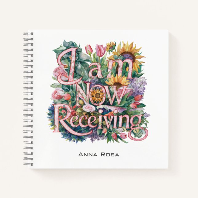 Cuaderno *~* 25 Flores QUE AHORA RECIBO Manifestación AP85 (Anverso)