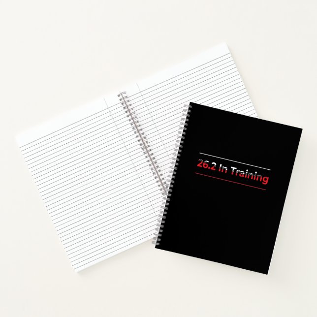 Cuaderno 26.2 en entrenamiento carrera maratónica completa (Interior)