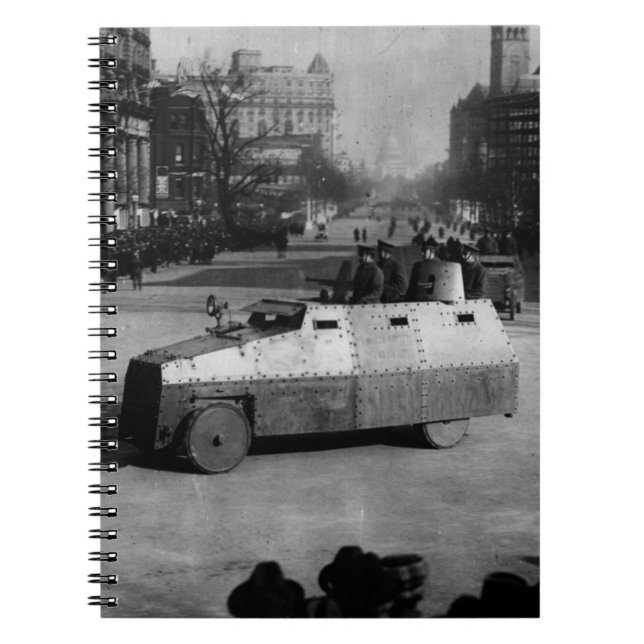 Cuaderno 27 de marzo de 1917:  La escuadrilla del vehículo (Frente)