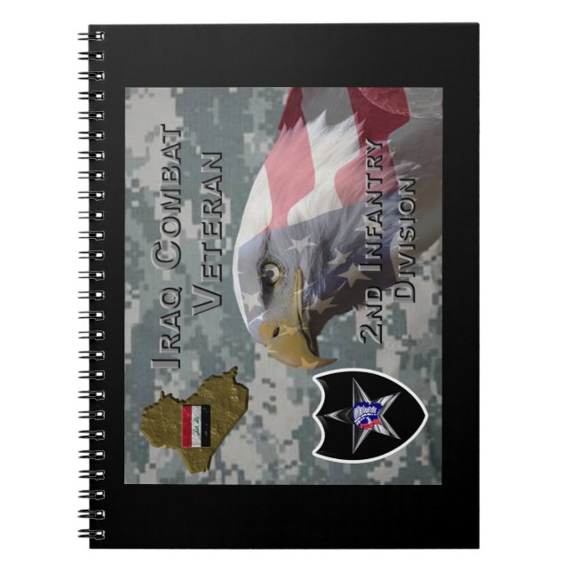 Cuaderno 2.ª Infantería Div Iraq Combat Veteran (Frente)