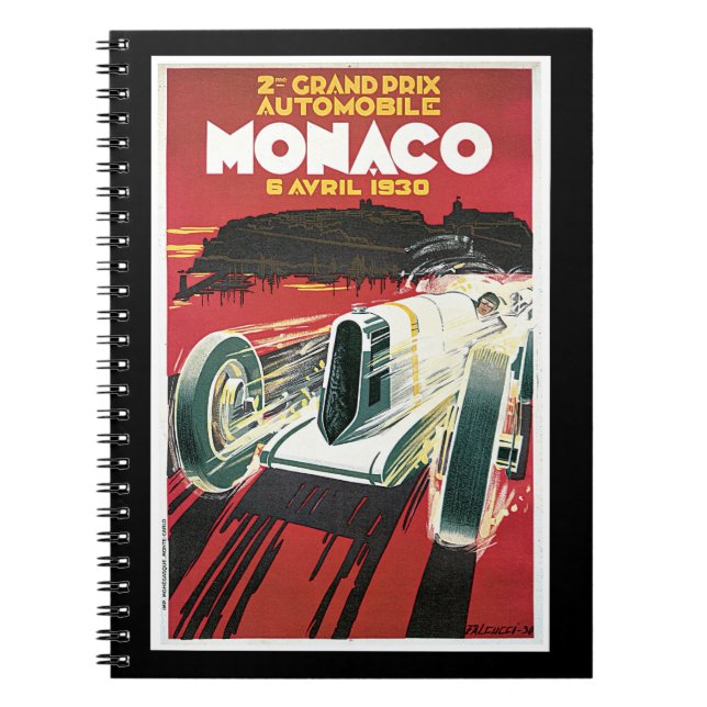 Cuaderno 2.º Gran Premio Automóvil de Mónaco (Frente)