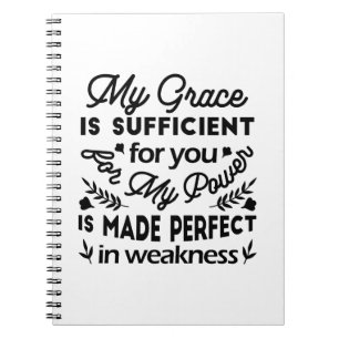 Cuaderno 2 Corintios 12:9 – Mi Gracia es Suficiente Arte