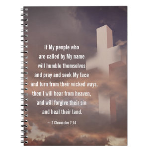 Cuaderno 2 Crónicas 7:14 Si mi pueblo rezará
