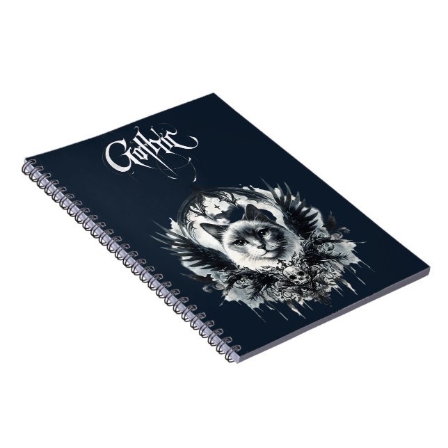 Cuaderno #2 Gótico Gato (Lado Derecho)