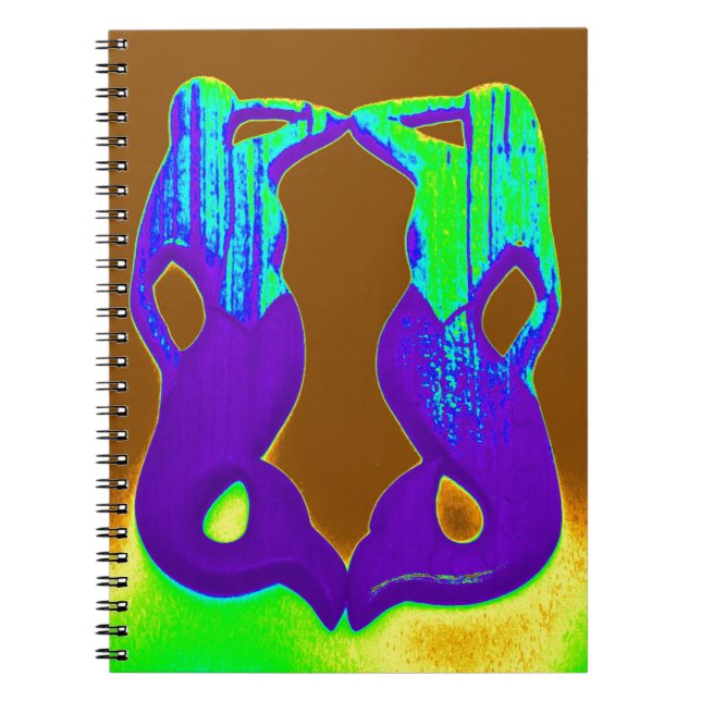 Cuaderno 2 sirenas moradas (Frente)