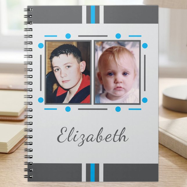 Cuaderno 2 texto de nombre de foto azul gris (Subido por el creador)