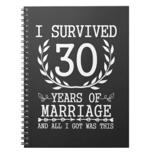 Cuaderno 30 años esposa esposa esposa esposa 30° aniversa