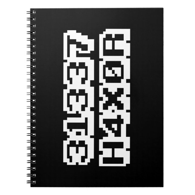 CUADERNO 31337 H4X0R (Frente)
