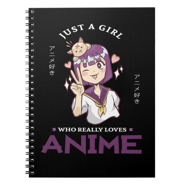 Cuaderno 31. Sólo un Chica que ama realmente a Anime (Frente)