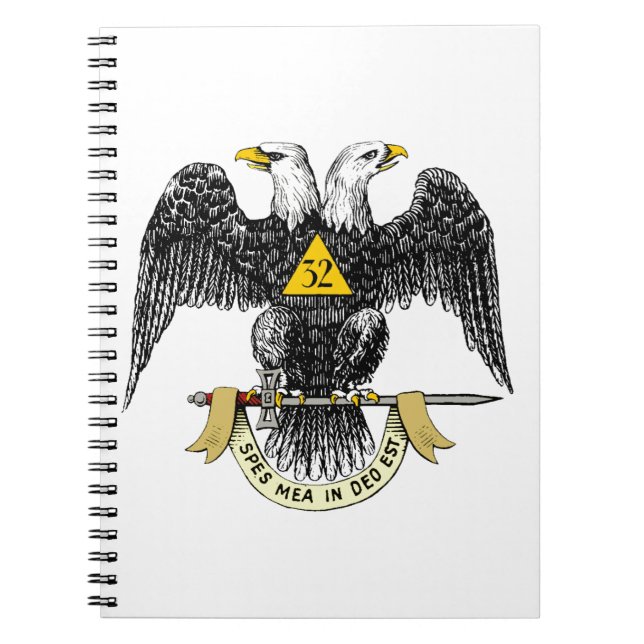Cuaderno 32do Negro escocés Eagle del rito del grado (Frente)