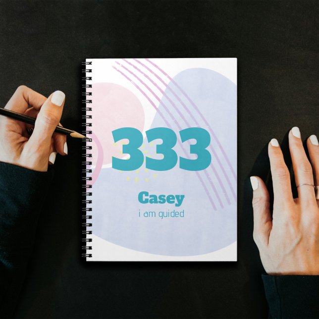 Cuaderno 333 Manifestación de Afirmación de la Guía del Áng (333 Angel Guidance Affirmation Manifestation Notebook Journal)