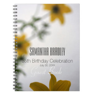 Cuaderno 35.ª Celebración de cumpleaños Libro de Invitados