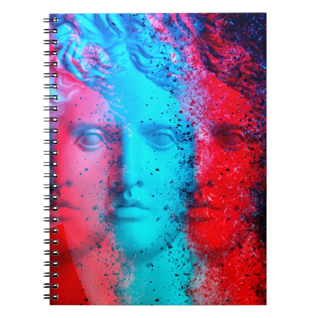 Cuaderno 3.ª anaglyph. Covid-mutantes. David Apollo. G (Frente)