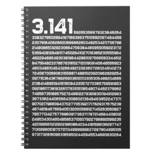 Cuaderno 3.14 Pi Día Matemáticas Número Irracional Pi