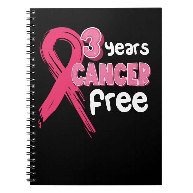 Cuaderno 3 años Cáncer de Mama sin Cáncer de Mama Rosado Su (Frente)