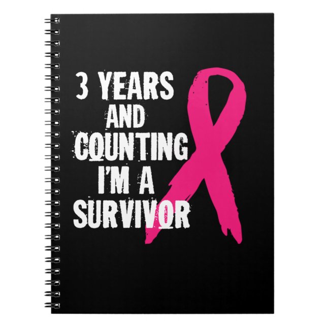 Cuaderno 3 años y contando que soy un sobreviviente de cánc (Frente)
