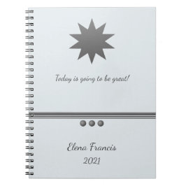 Cuaderno 3 Bloc de notas Profesionales Esfera Plata Textos