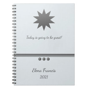 Cuaderno 3 Bloc de notas Profesionales Esfera Plata Textos