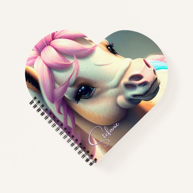 Cuaderno 3.D Pony Espíritu 1 Corazón (Anverso)