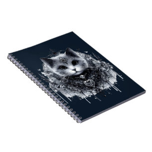 Cuaderno #3 Gótico Gato