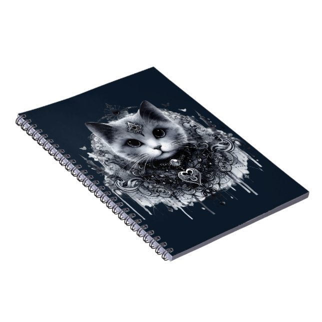 Cuaderno #3 Gótico Gato (Lado Derecho)