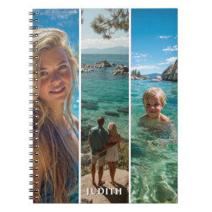 Cuaderno 3 Tiras Verticales Largas Foto Boho
