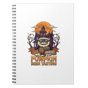 Cuaderno 3er Tasting Anual de Cerveza de Calabaza Halloween