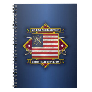 Cuaderno 3ro Caballería de Michigan