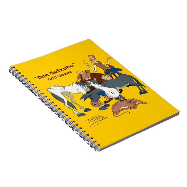 Cuaderno 400 años de @QUIXOTEdotTV del Don Quijote (Lado Derecho)