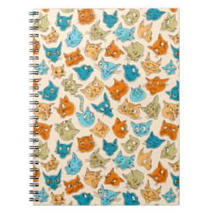 Cuaderno 40 caras de gato y una cola