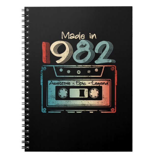 Cuaderno 40 Regalos de cumpleaños hechos en Cassette en 198 (Frente)