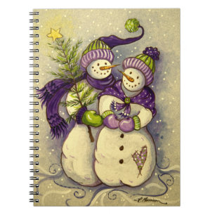 Cuaderno 4882 Snowmen Christmas