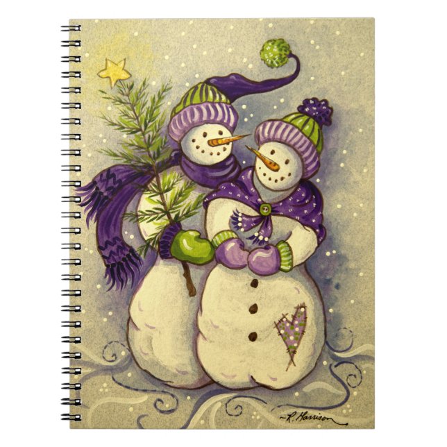 Cuaderno 4882 Snowmen Christmas (Frente)