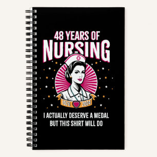 Cuaderno 48 años de enfermería que merecen una medalla Enfe