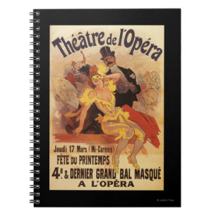 Cuaderno 4.ª pelota enmascarada en el Teatro de la Ópera