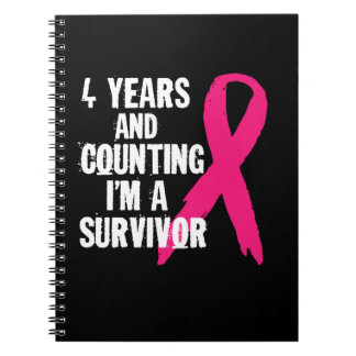 Cuaderno 4 años y contando que soy un sobreviviente de cánc