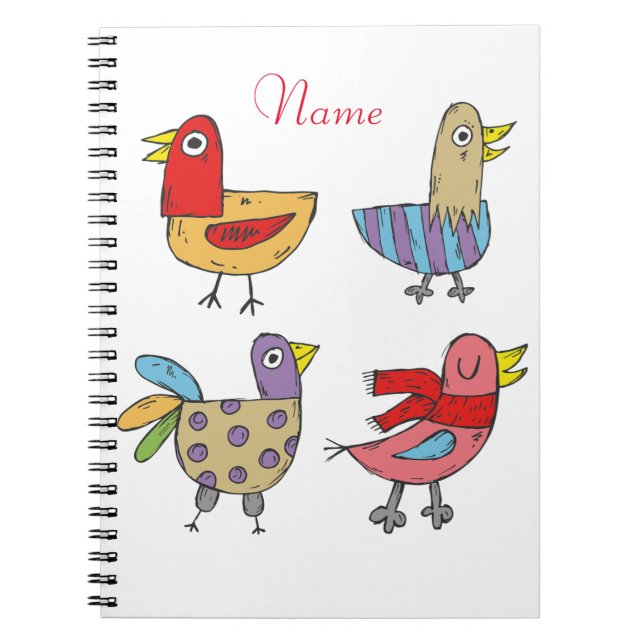 Cuaderno 4 Aves divertidas Thunder_Cove (Frente)