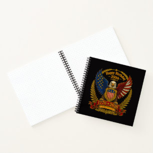 Cuaderno 4 de julio 250º Día de la Independencia 250 Años