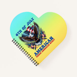 Cuaderno 4 de julio águila americana sublimación-61001