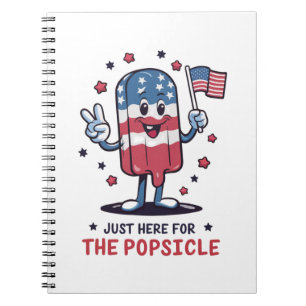 Cuaderno 4 de julio aquí solo por la paleta patriótica