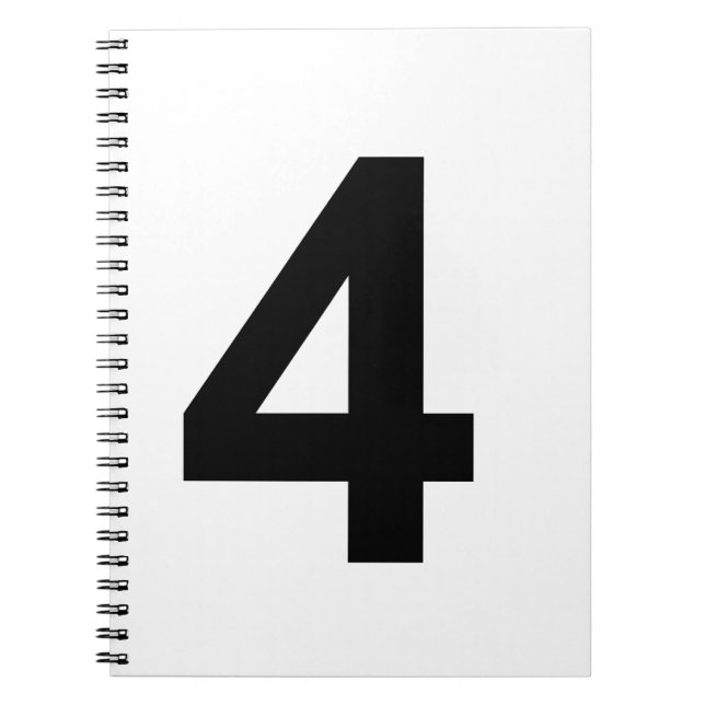Cuaderno 4 - número cuatro (Frente)