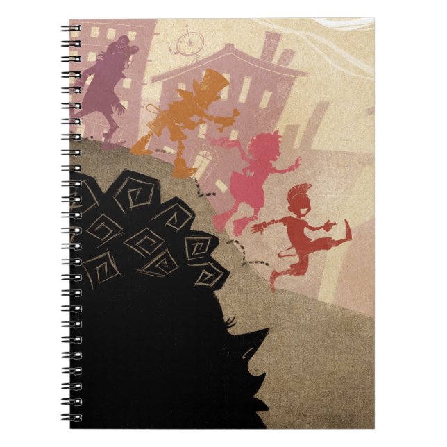 Cuaderno 4 pequeños monstruos - caminando a través de (Frente)