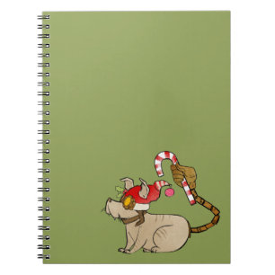 Cuaderno 4 pequeños monstruos - logotipo del día de fiesta