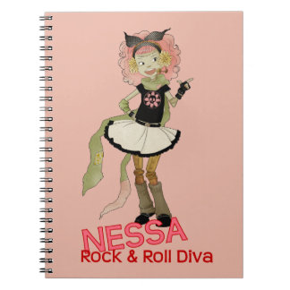 Cuaderno 4 pequeños monstruos - Nessa