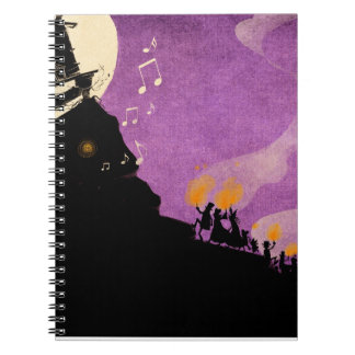 Cuaderno 4 pequeños monstruos - noche de Halloween