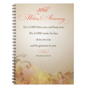 Cuaderno 50º Aniversario de Boda, Bendición del Señor Relig